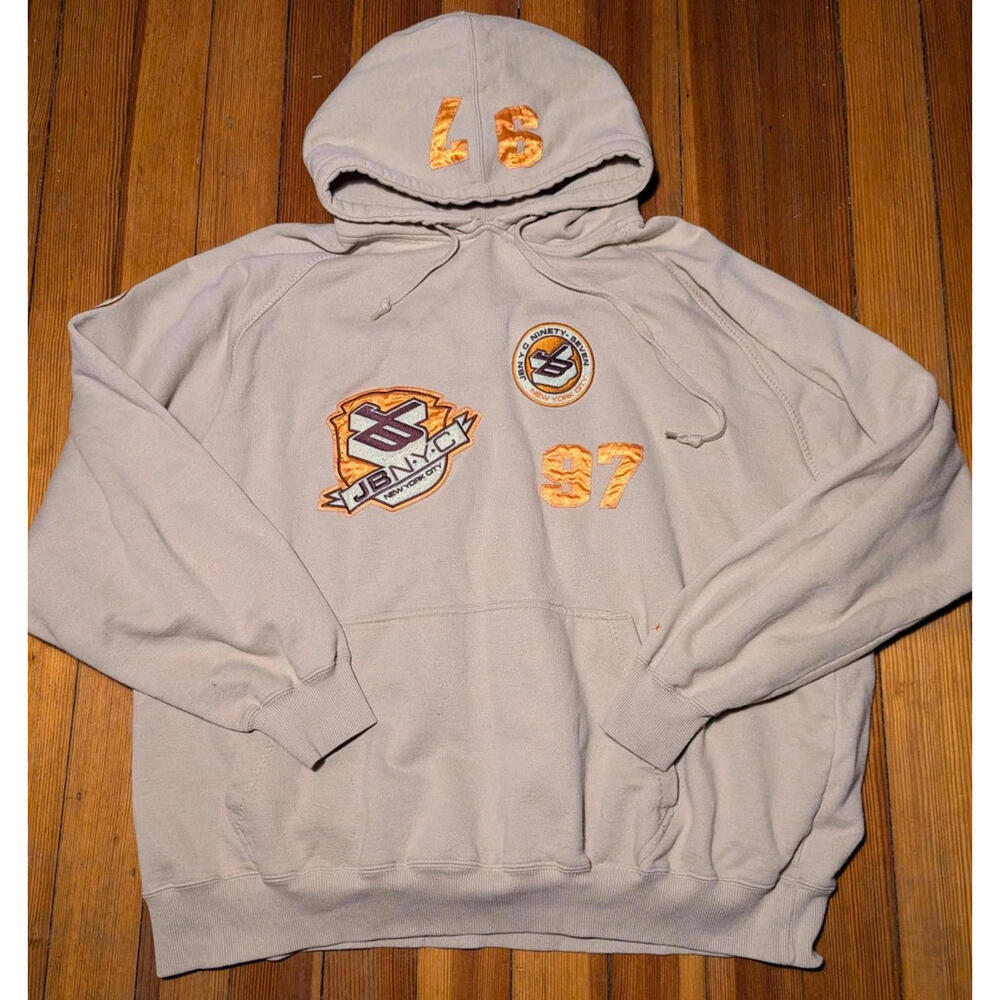 Vintage Johnny Blaze Varsity 97 Mens 2XL Hoodie Streetwear Grunge WU TANG Y2K